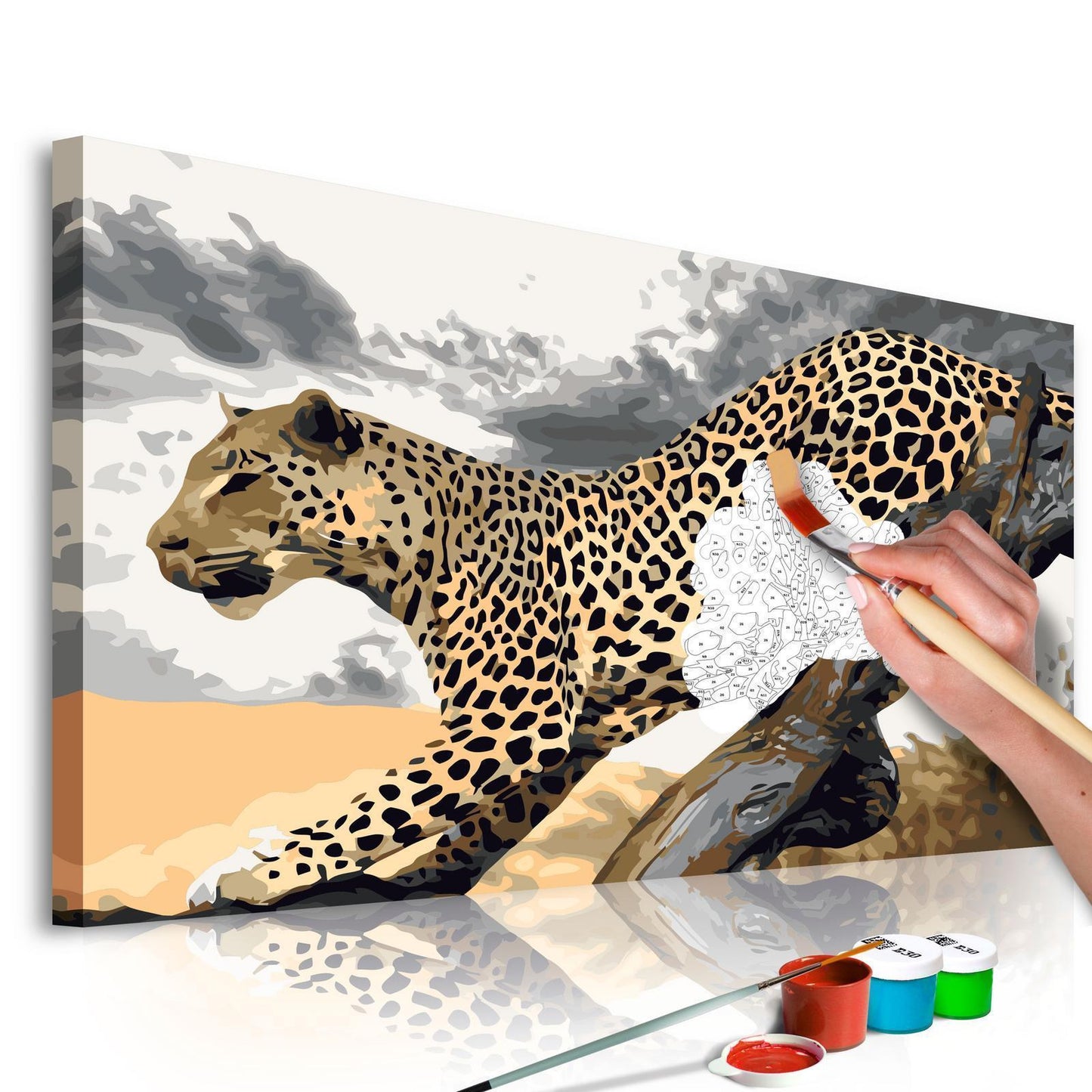 DIY Canvas Painting - Cheetah 