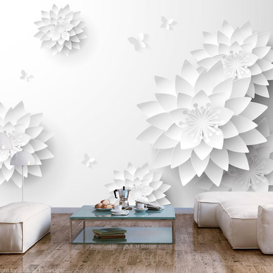 Self-adhesive photo wallpaper - Oriental Flowers