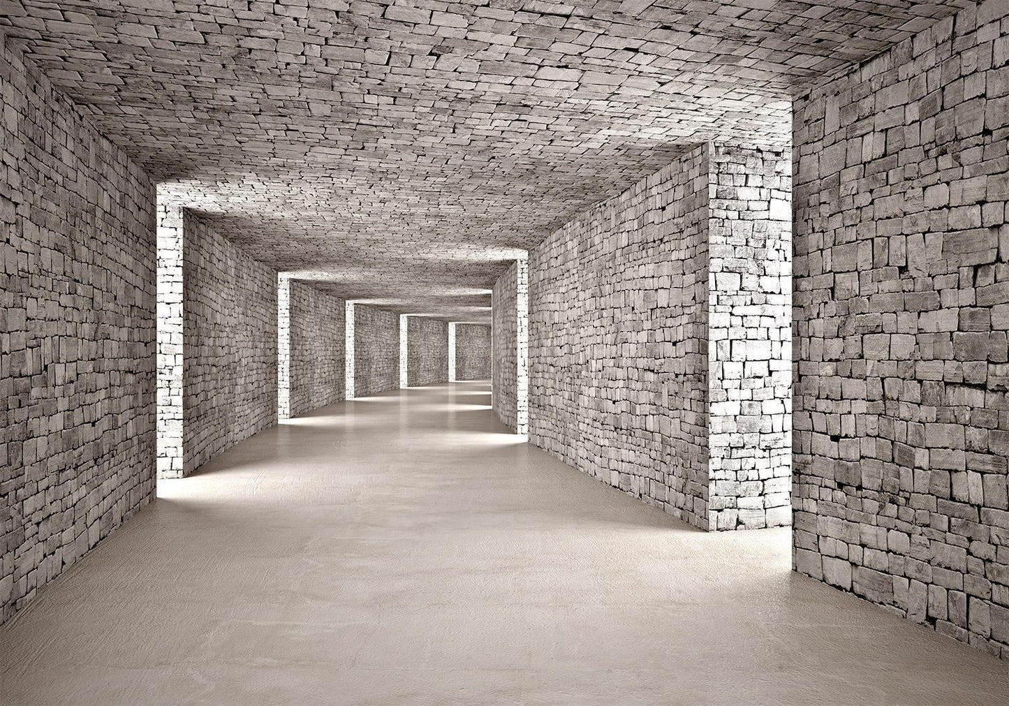Selbstklebende Fototapete - Mysteriöser Tunnel