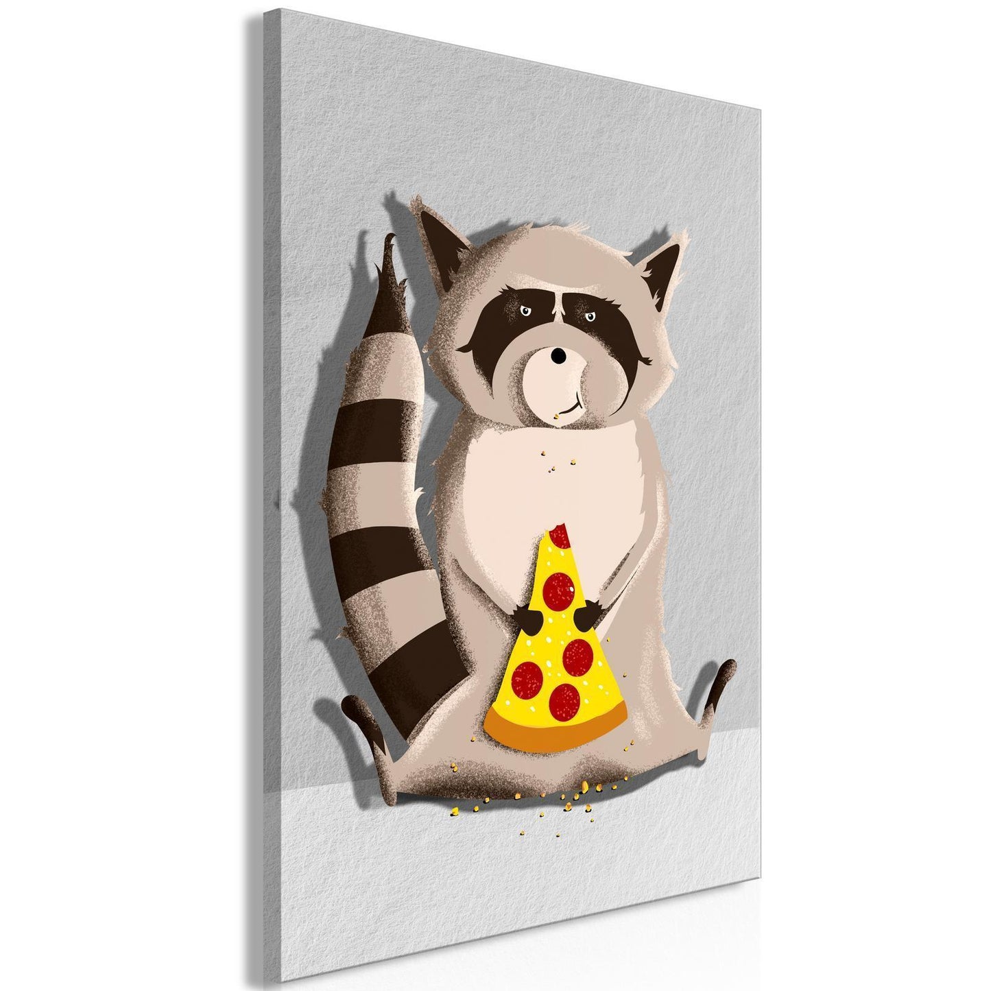 Painting - Gourmand Raccoon (1 Part) Vertical