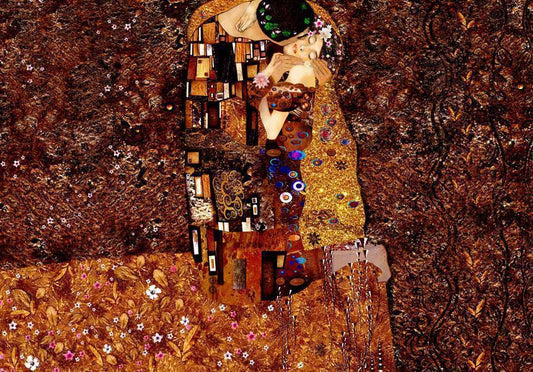 Fotobehang - Klimt inspiration - Image of Love
