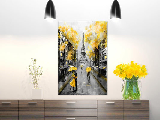 Gemälde - Herbst in Paris (1 Teil) Vertikal
