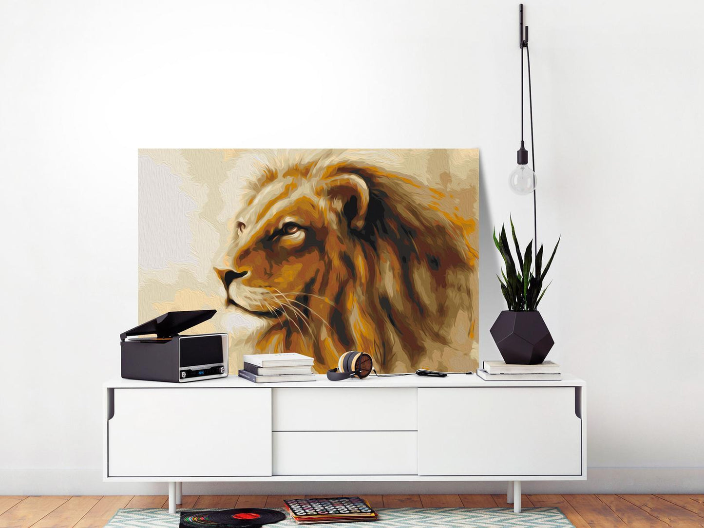 DIY-Leinwandgemälde – König der Löwen 