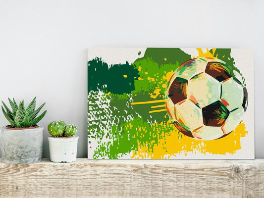 DIY canvas painting - Football Emotions 