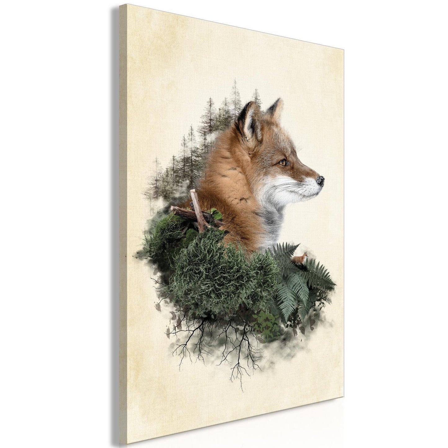 Gemälde - Mr Fox (1 Teil) Vertikal
