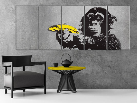 Gemälde - Affe und Banane