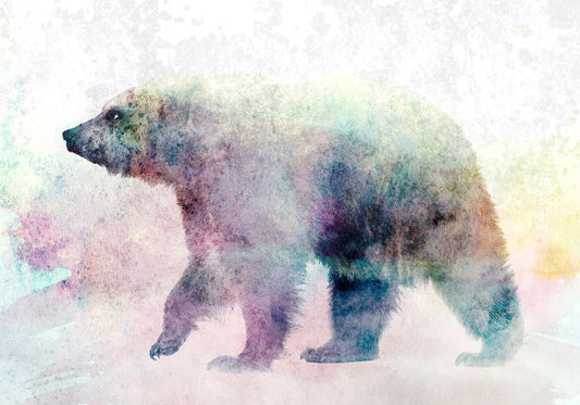 Selbstklebende Fototapete - Lonely Bear