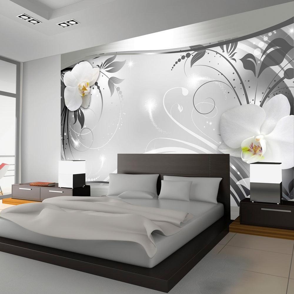 Wall Mural - Silver Abstract