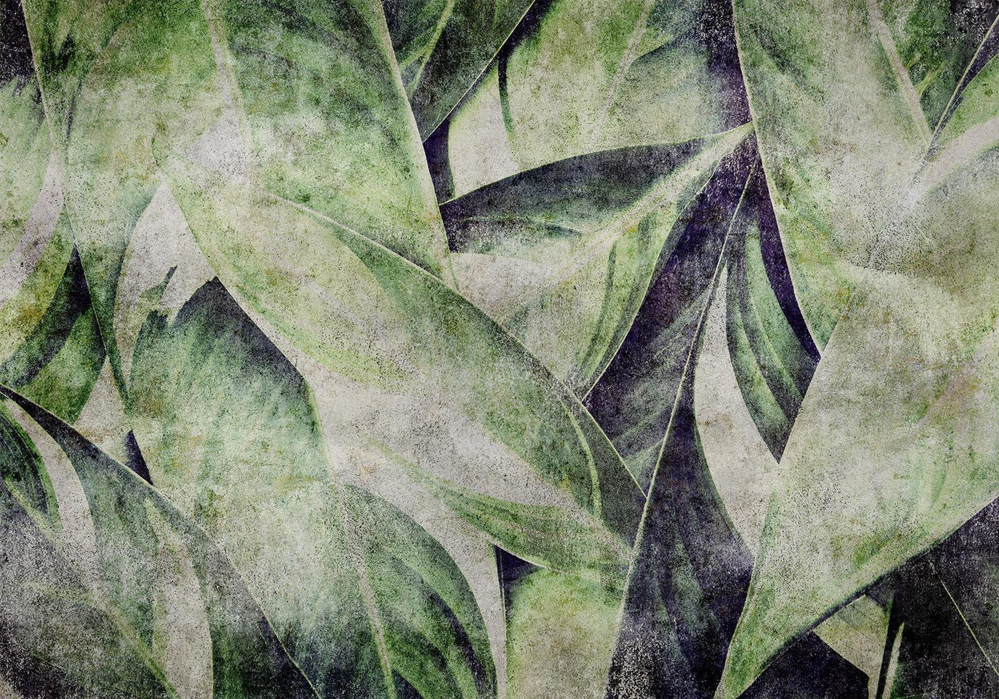 Selbstklebende Fototapete - Industrial Leaves
