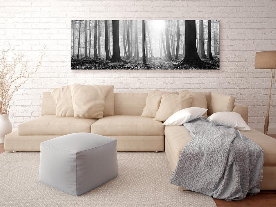 Painting - Black and White Forest