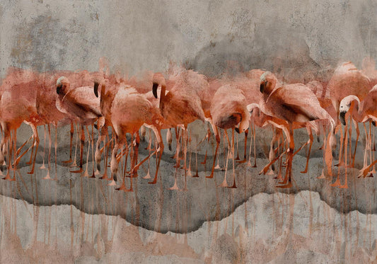Wall Mural - Flamingo Lake