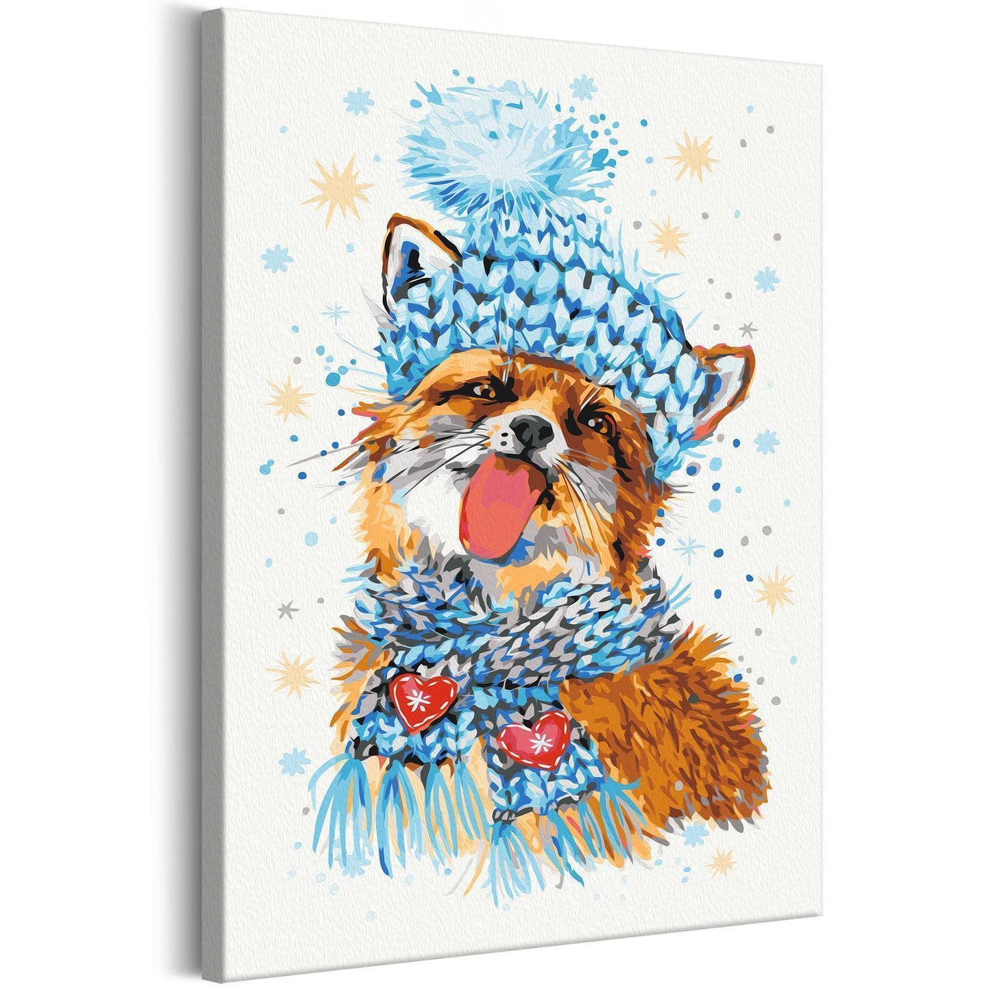Doe-het-zelf op canvas schilderen - Impish Fox