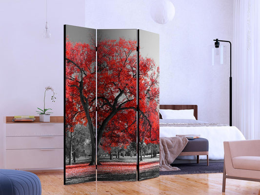 Folding Screen - Autumn in the Park [Room Dividers] 