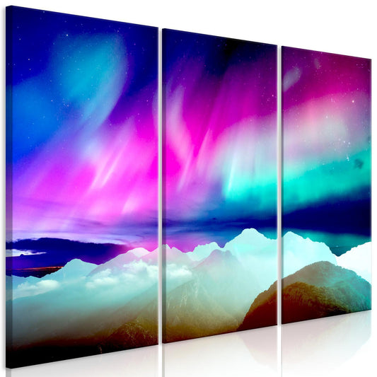 Gemälde - Wunderbare Aurora (3 Teile)