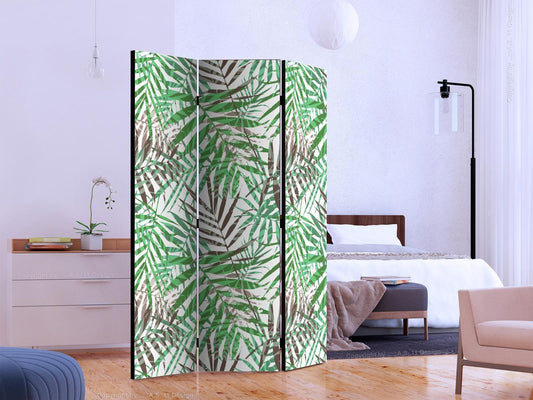 Folding Screen - Wild Leaves [Room Dividers] 