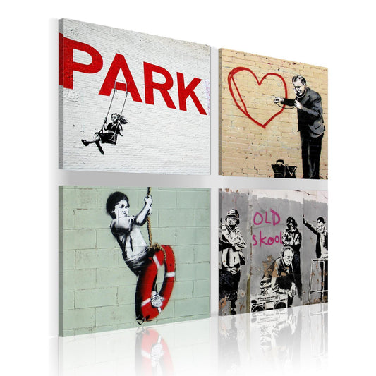 Painting - Banksy - urban inspiration