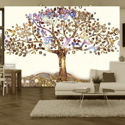 Fototapete - Goldener Baum