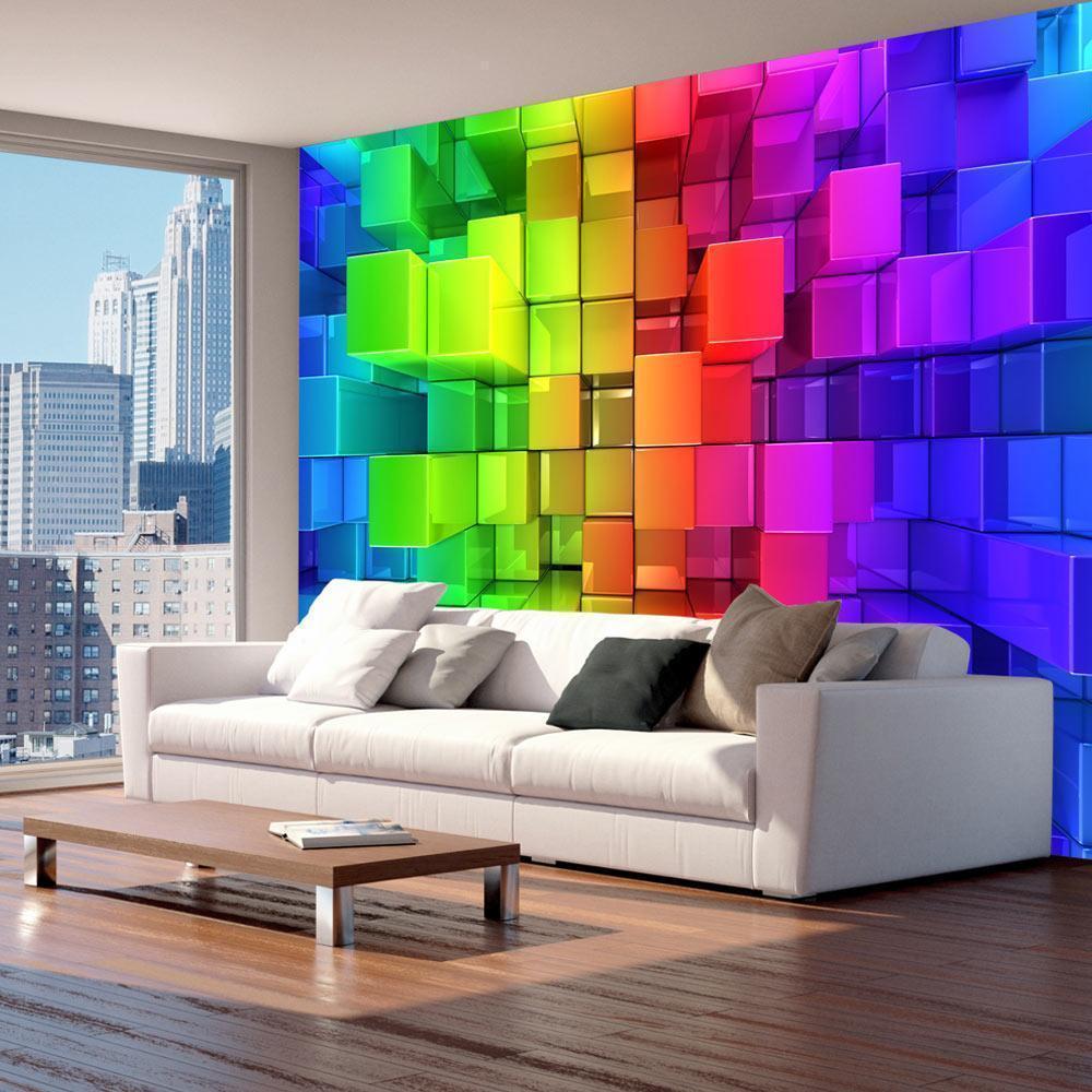 Wall Mural - Color jigsaw