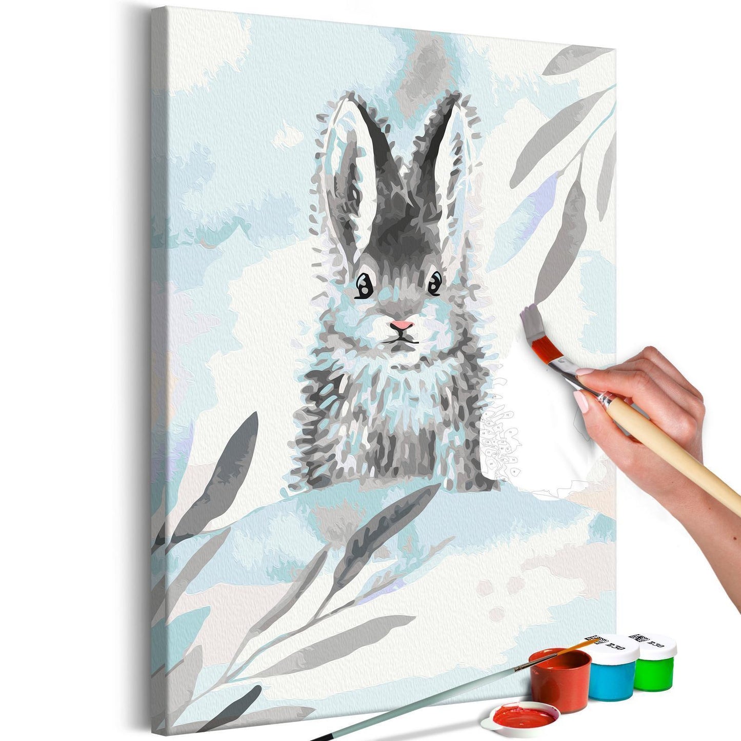 Doe-het-zelf op canvas schilderen - Sweet Rabbit
