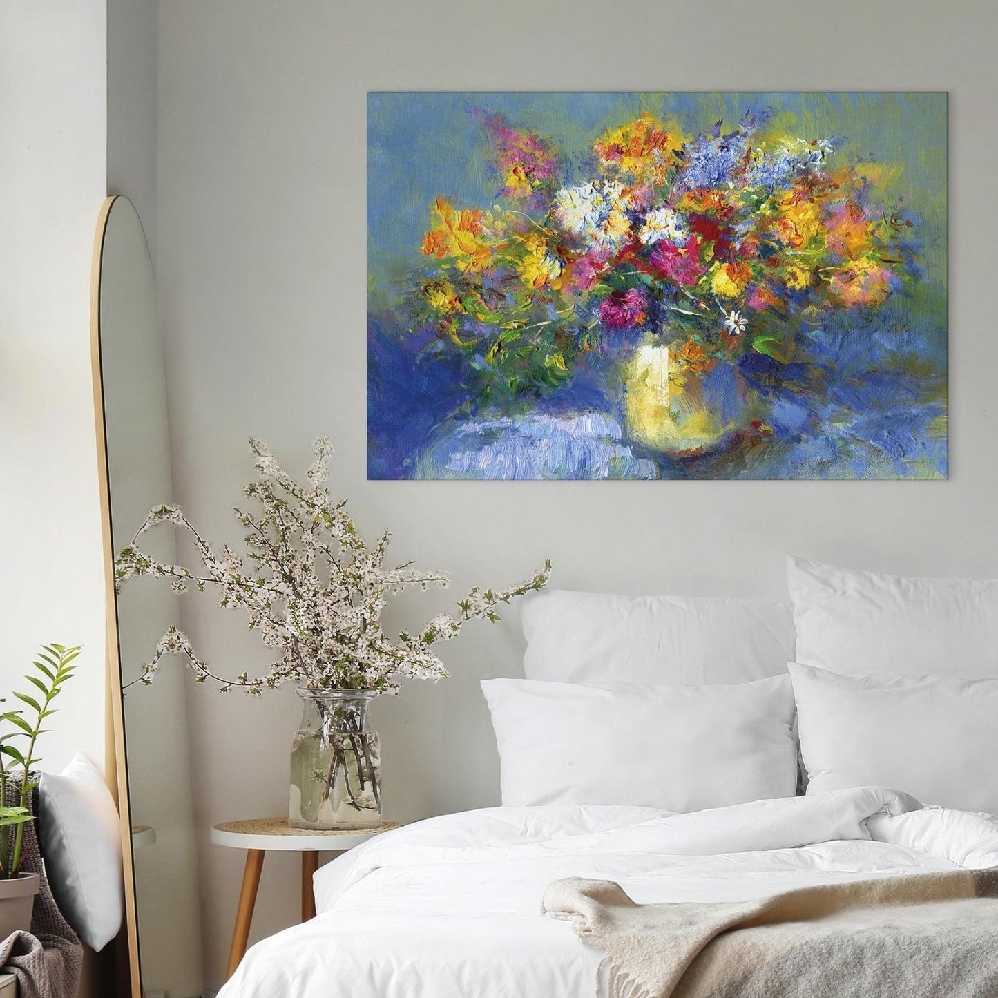 Handgeschilderd schilderij - Autumn Bouquet