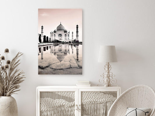Schilderij - Taj Mahal (1 Part) Vertical
