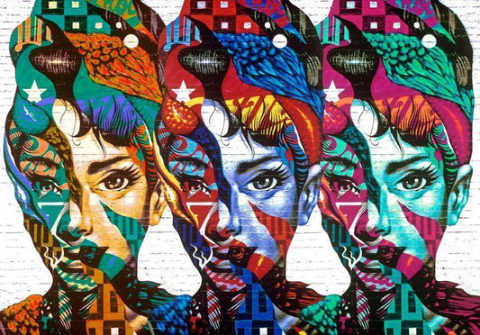 Wall Murals - Colorful Faces