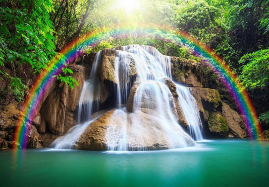Fototapete - Wasserfall der erfüllten Wünsche