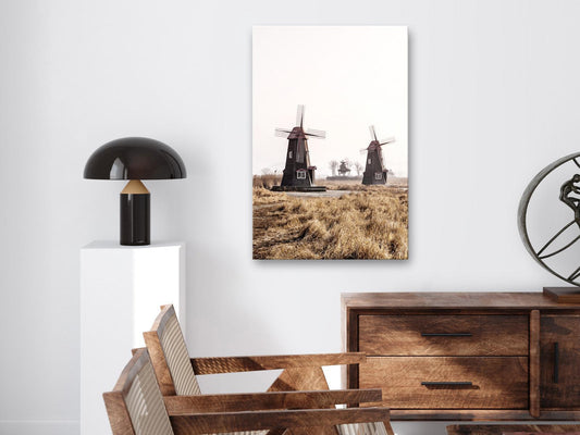 Painting - Wooden Windmill (1 Part) Vertical