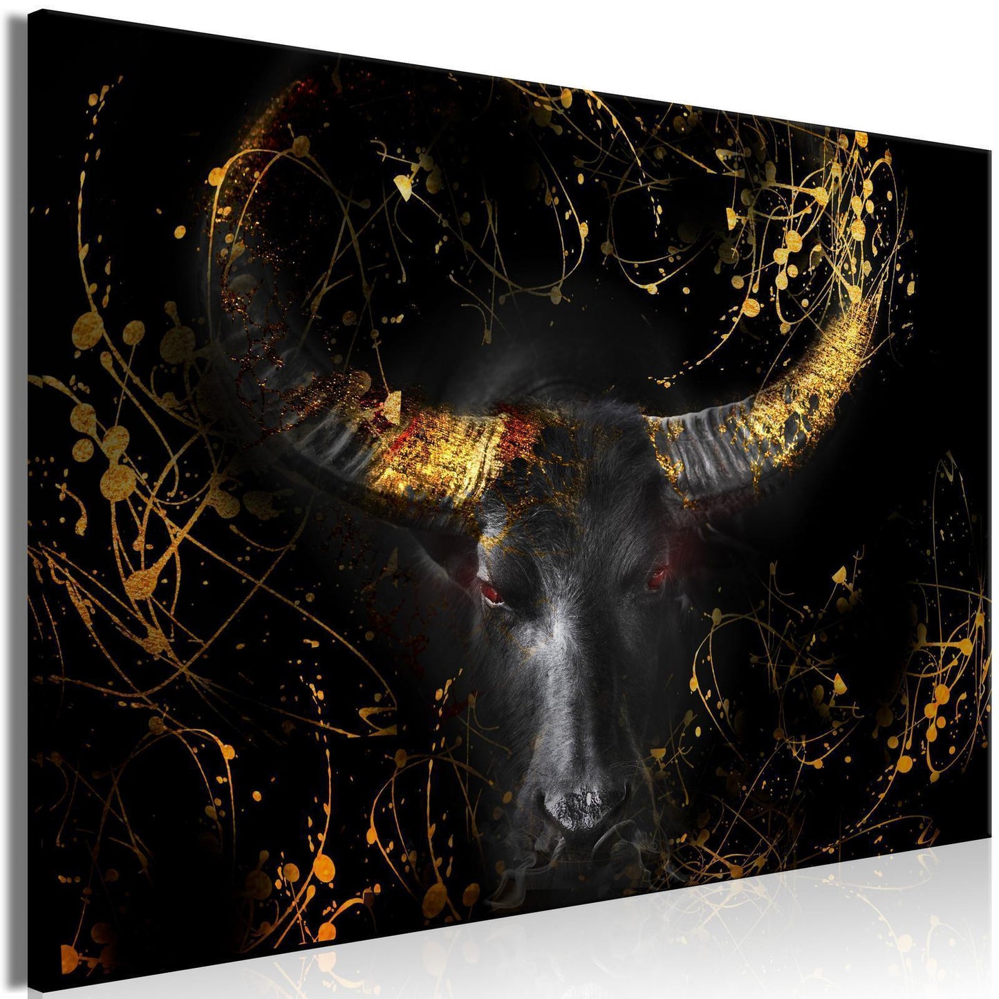 Painting - Enraged Bull (1 Part) Vertical - Third Variant