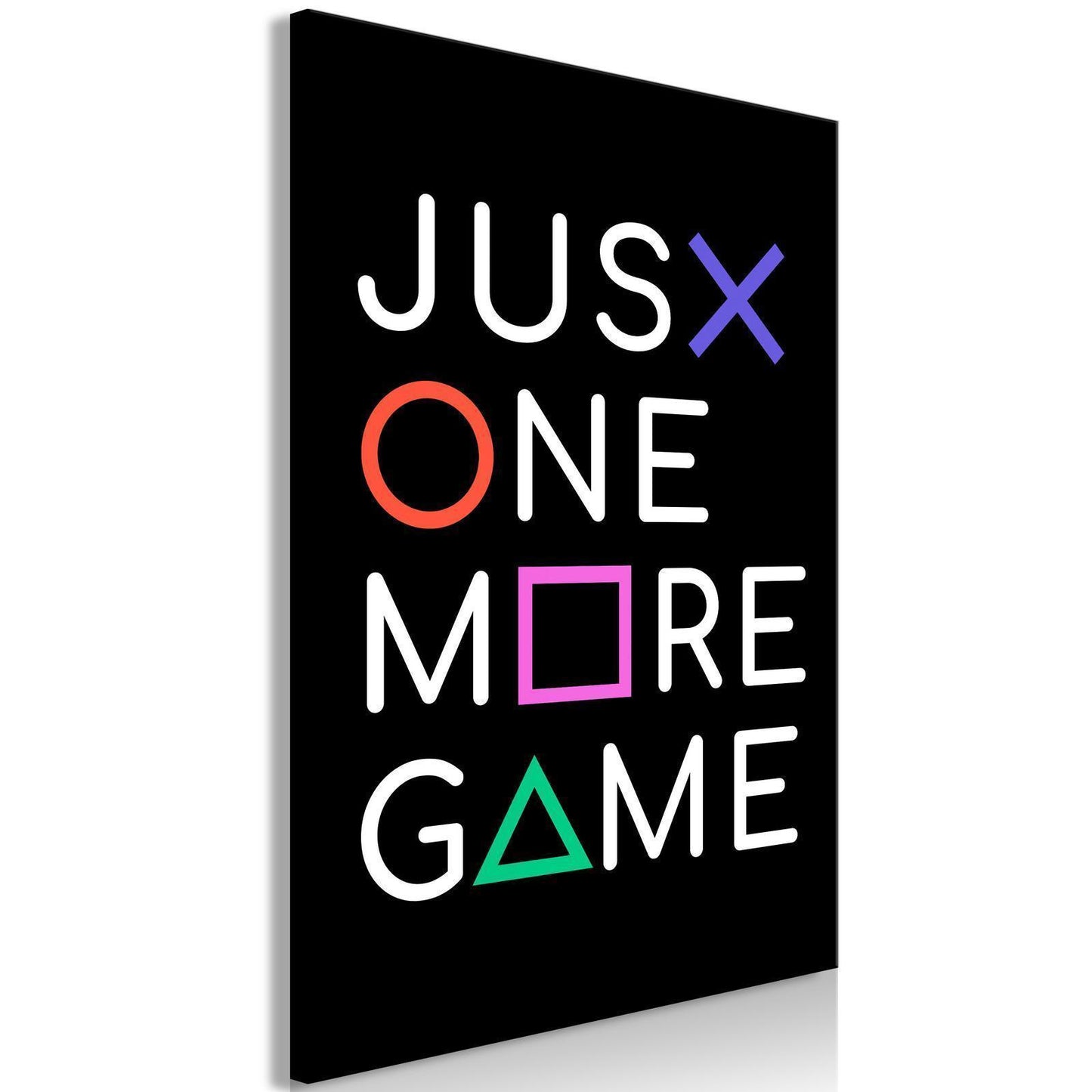 Schilderij - Just One More Game (1 Part) Vertical