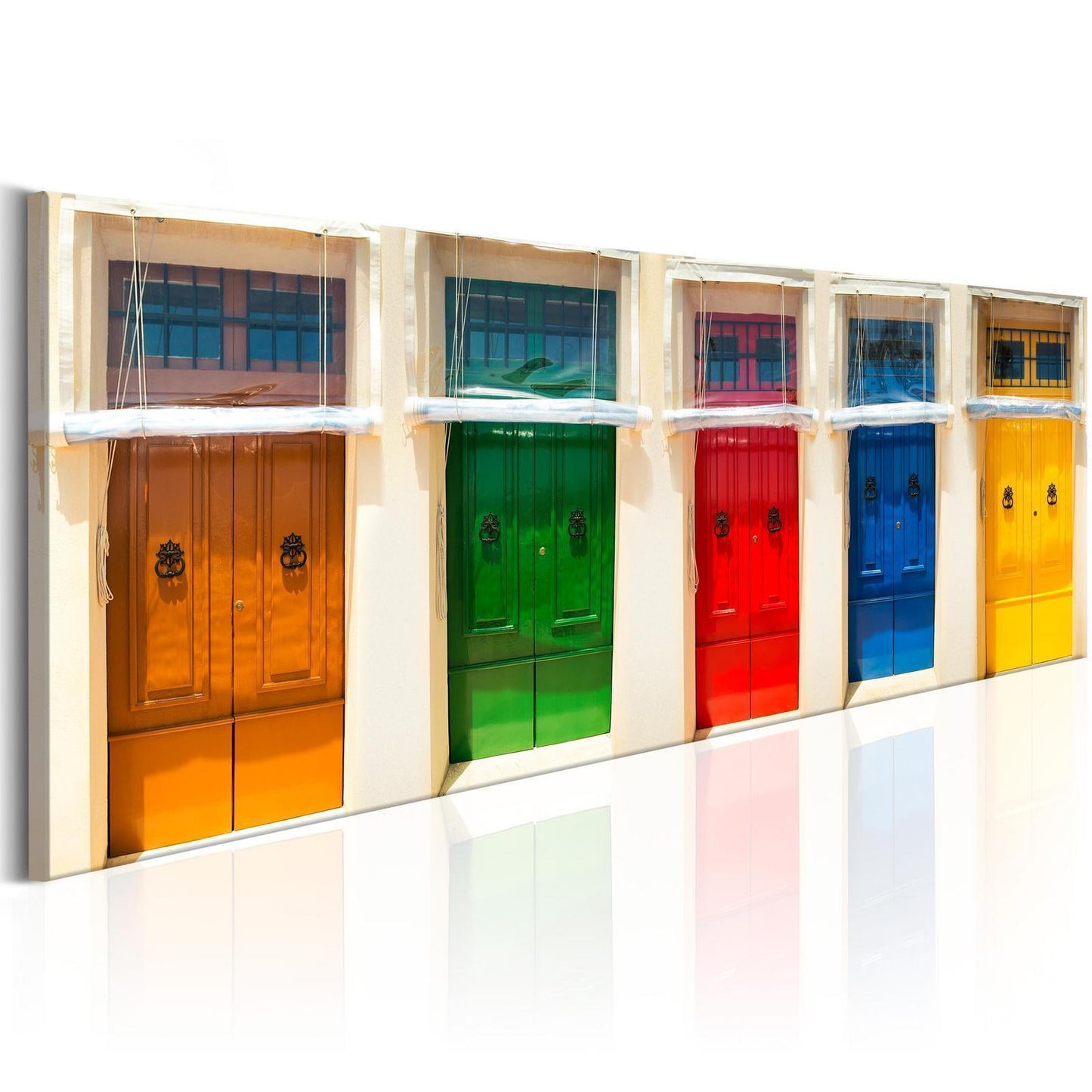 Painting - Colorful Doors