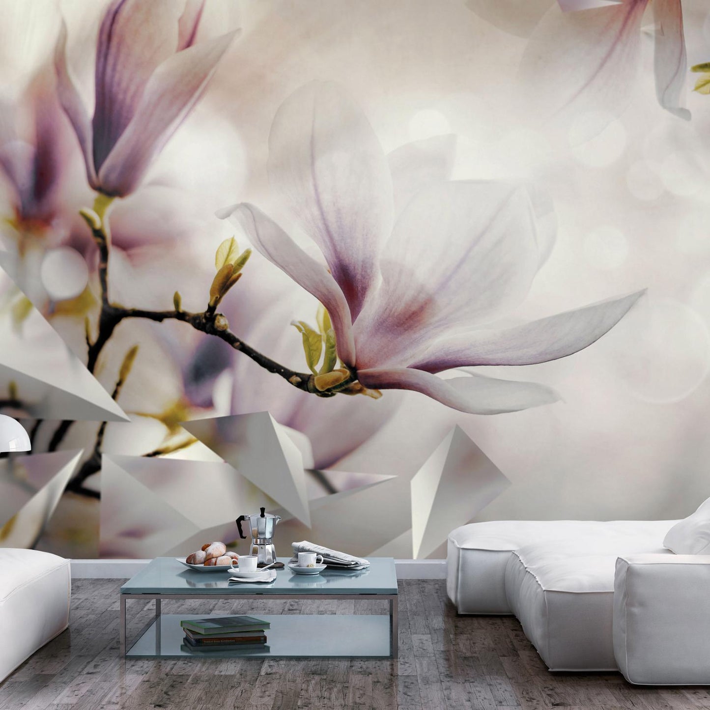 Photo Wallpaper - Subtle Magnolias - First Variant