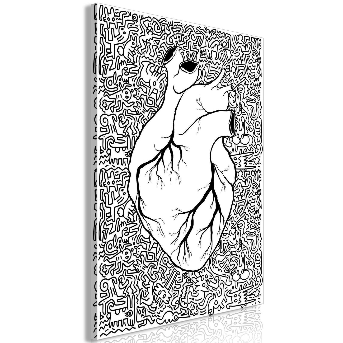 Painting - Clean Heart (1 Part) Vertical