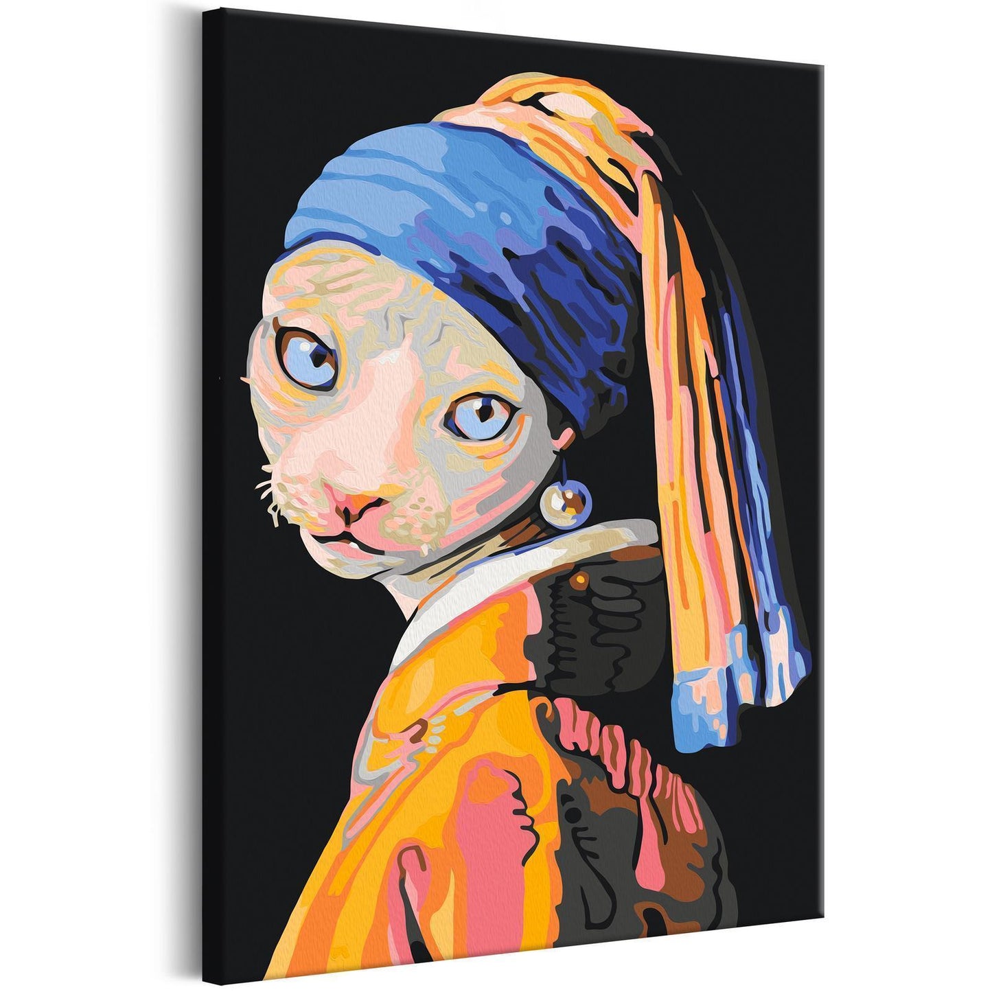 Doe-het-zelf op canvas schilderen - Netherland Cat