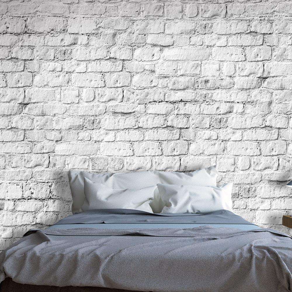 Wall Mural - White brick