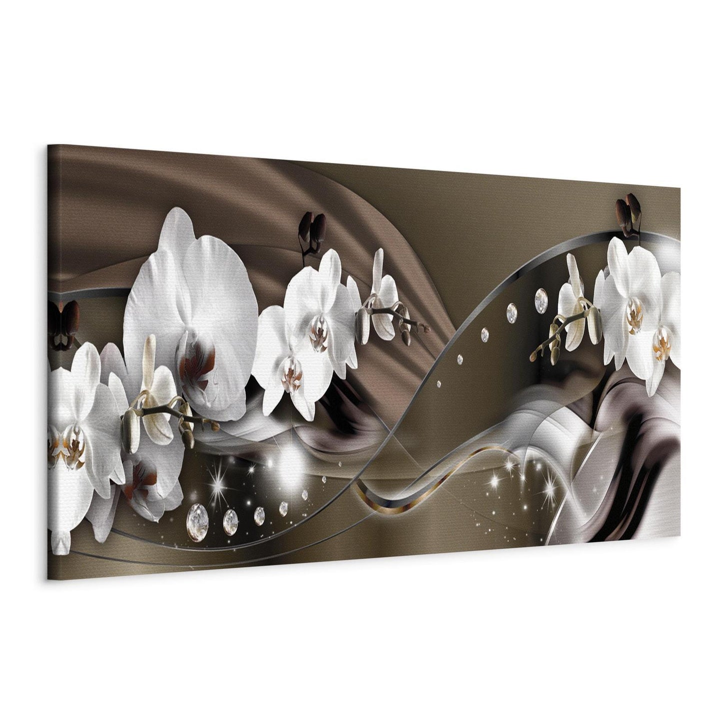 Schilderij - Chocolate Dance of Orchid