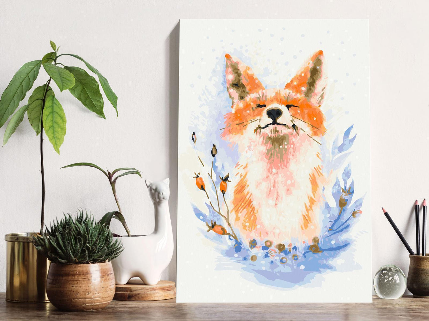 DIY Canvas Painting - Dreamy Fox 