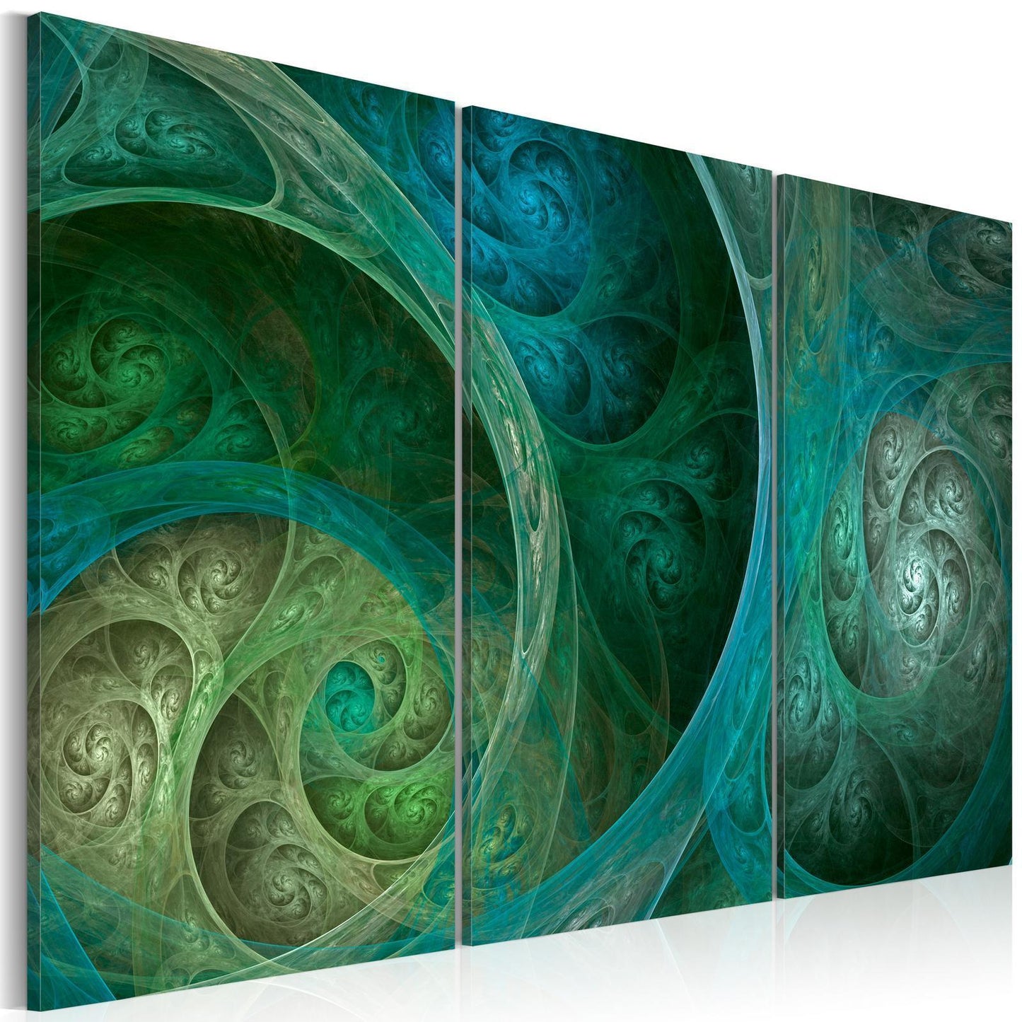 Schilderij - Turquoise oriental inspiration