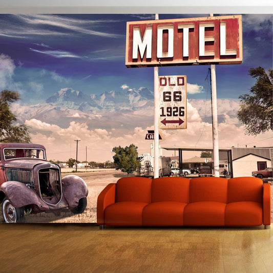 Wall Mural - Old motel
