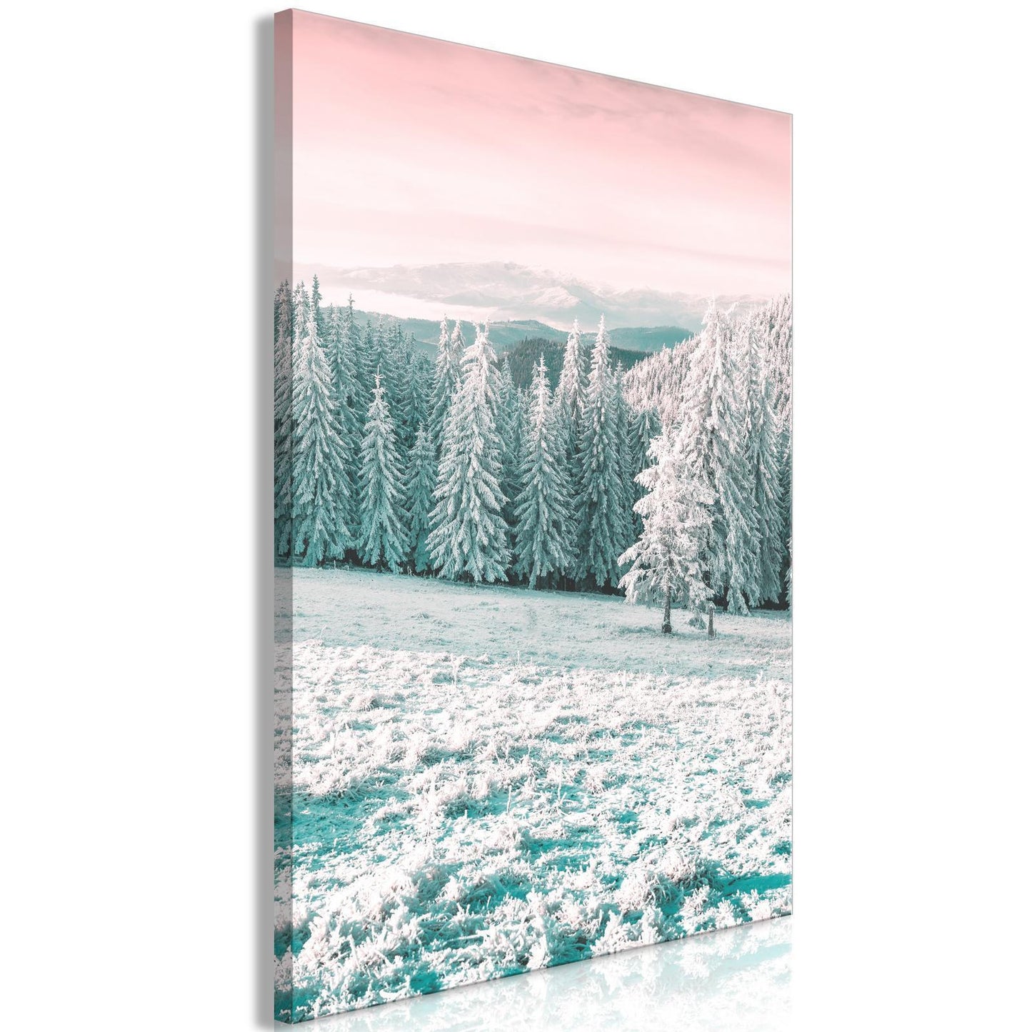 Gemälde – strenger Winter (1 Teil) vertikal