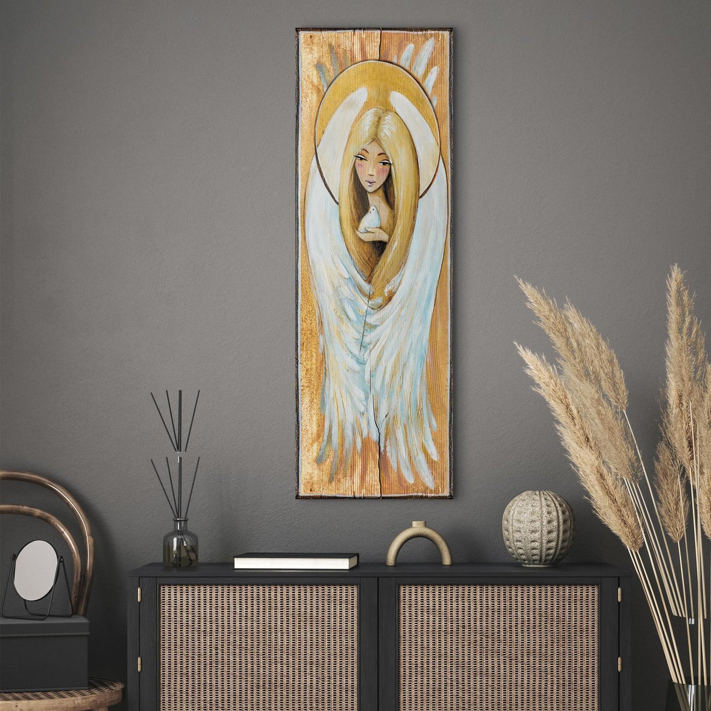 Schilderij - Angel of Peace