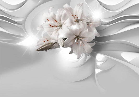 Self-adhesive photo wallpaper - Lilies in the Tunnel