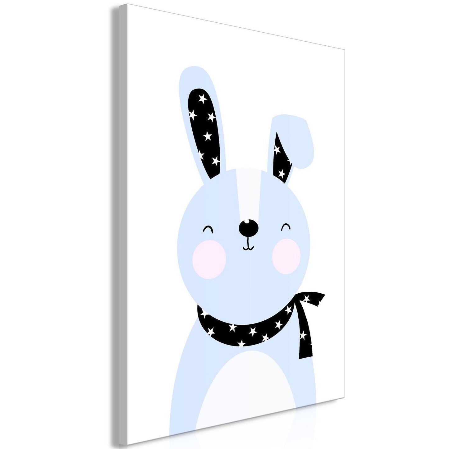 Schilderij - Brave Rabbit (1 Part) Vertical