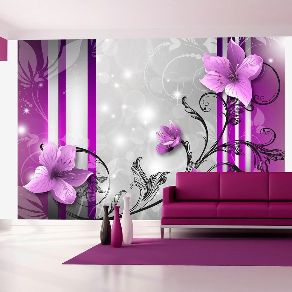 Wall Mural - Violet buds