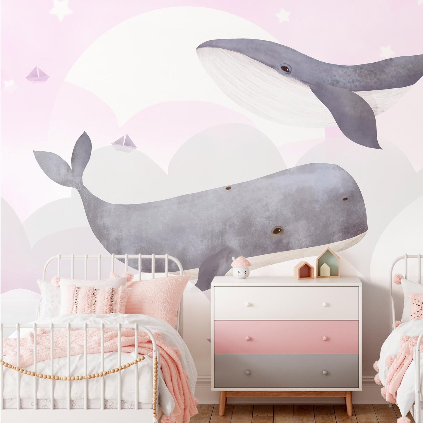 Fotobehang - Dream Of Whales - Second Variant