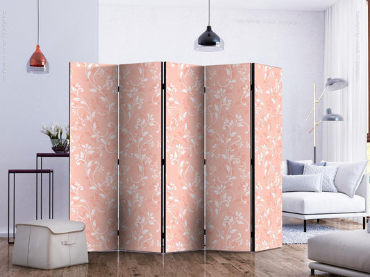 Folding Screen - Coral Arabesque II [Room Dividers] 
