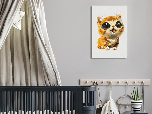 DIY Canvas Painting - Joyful Cat 