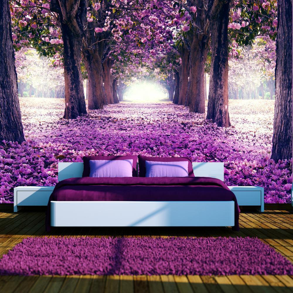 Self-adhesive photo wallpaper - Flower road