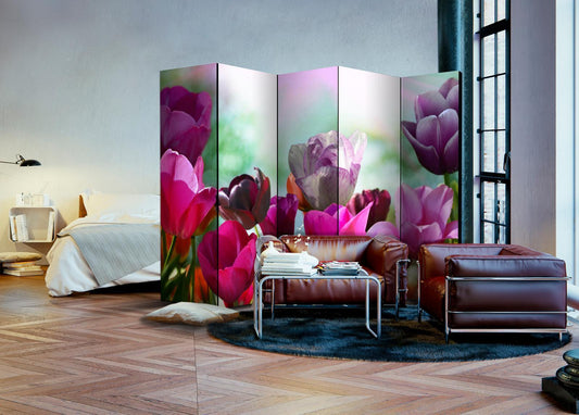 Folding Screen - Beautiful Tulips II [Room Dividers] 