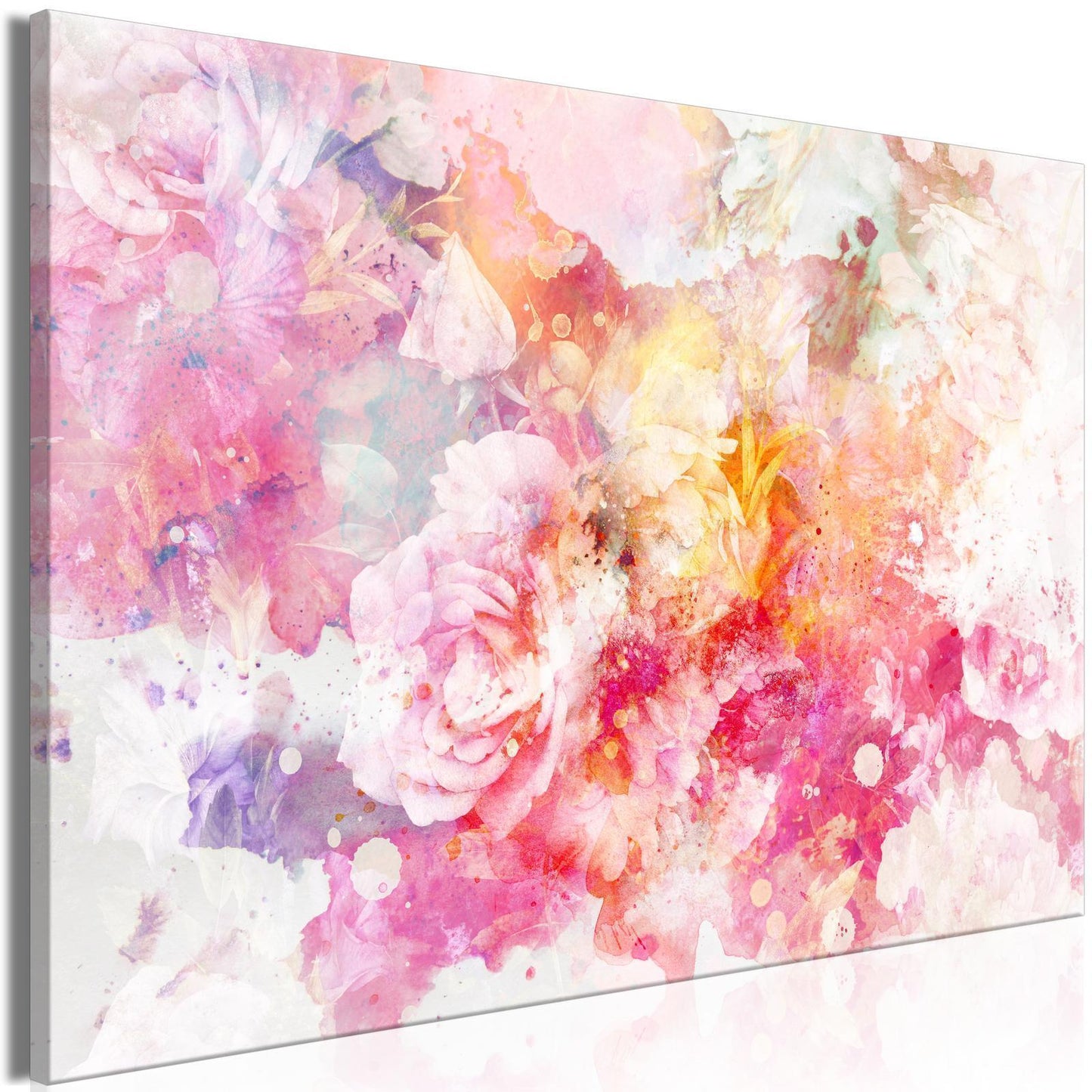 Painting - Explosion of Flowers (1 Part) Wide